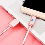  Hoco UPL12 Type-C Metal Jelly Knitted 1.2 M rose