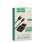 ������� �������� ���������� Hoco C12 � Micro USB (2USB, 2.4�) black