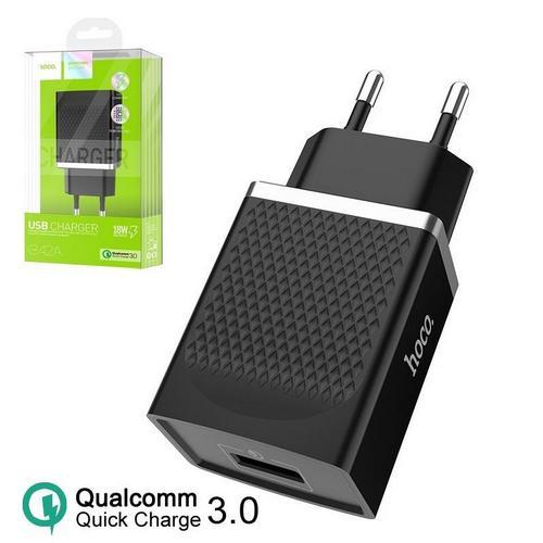 �������� ���������� Hoco C42A Vast power QC3.0 (EU) 1USB Black