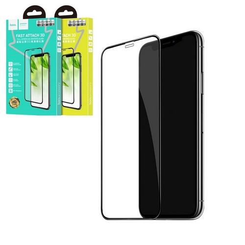   Hoco  iPhone XS Max Fast attach 3D full-screen HD tempered glass (A8)